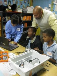 Holliday Works with 6th Graders