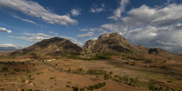 Habitat of Paroedura manongavato at Anja Reserve