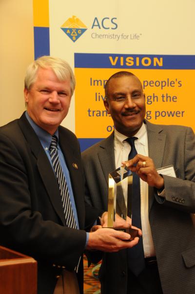 2010 Public Service Award from American Chemical Society (2 of 2)