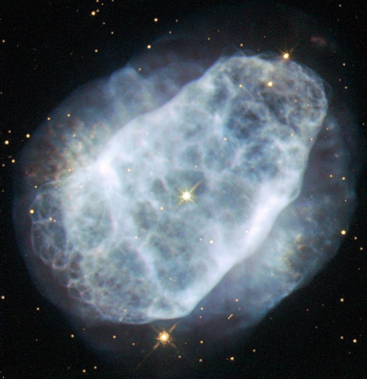 Hubble View of a Nitrogen-Rich Nebula