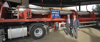 Last LHC Superconducting Main Magnet Completes the Suite at CERN