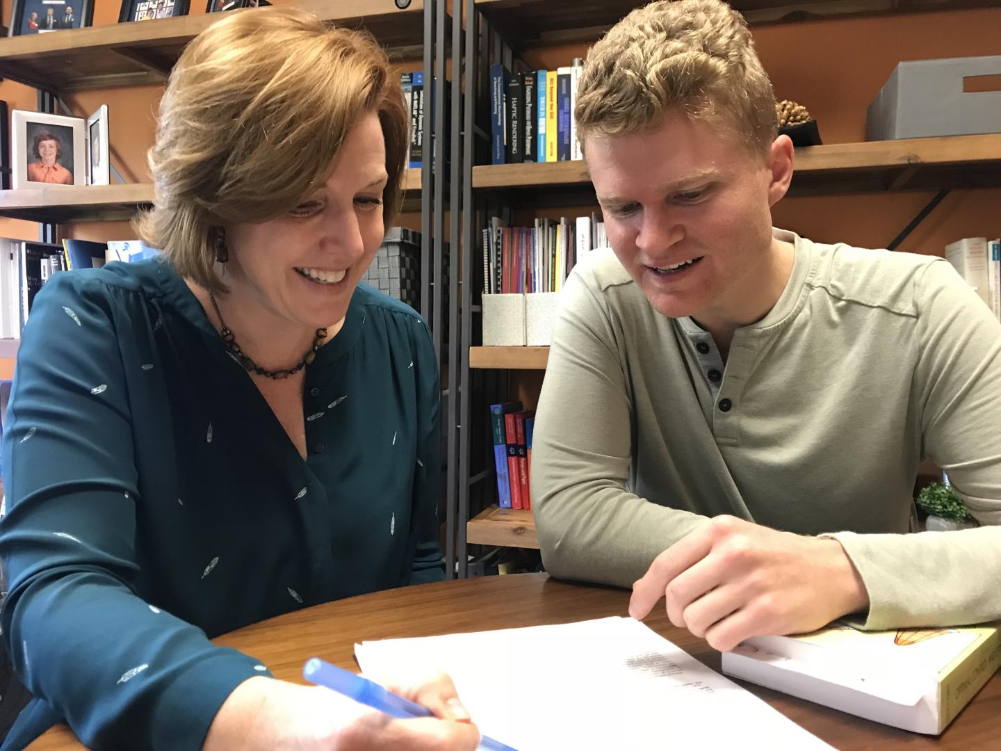 Marcia O'Malley and Dylan Losey, Rice University