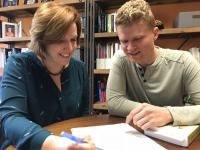 Marcia O'Malley and Dylan Losey, Rice University