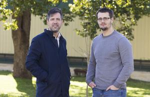 Iker Egaña and Vladimir Akhrimenko, menbers of the Basque Sustainable Pharmacy & Biotherapy group