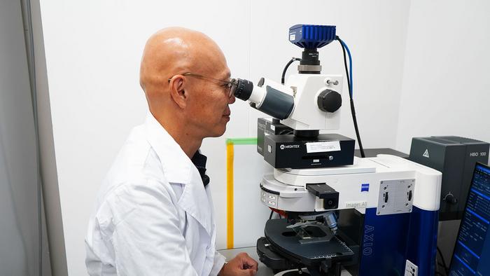 Professor Kohei Ohta explores the world of fish with endless curiosity