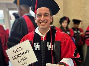 Francisco Haces-Garcia earned his doctorate in engineering at University of Houston in 2026.2026