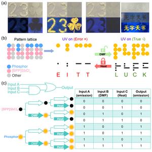 Applications of anti-counterfeiting and logic gate.