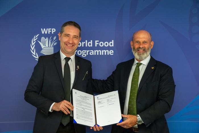 CIMMYT and WFP present signed global partnership agreement