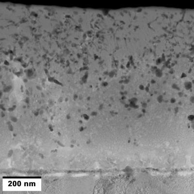 Cross Section of Smart Coating