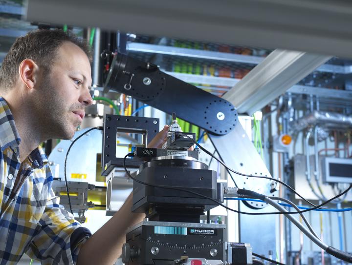 Matthew Pankhurst at Diamond Light Source