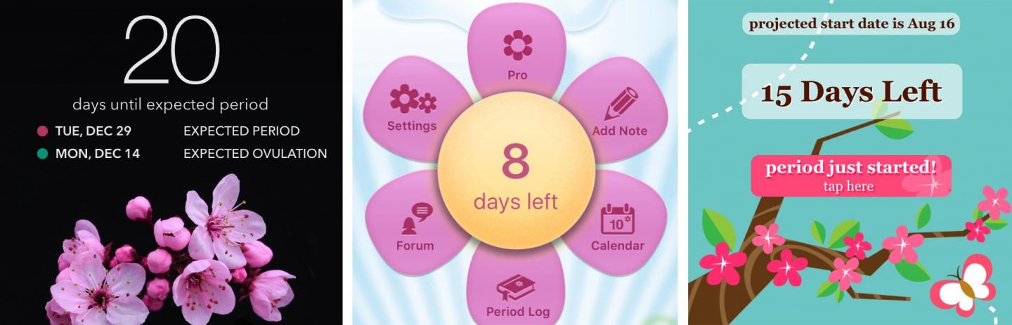 Pink Period Tracking Apps