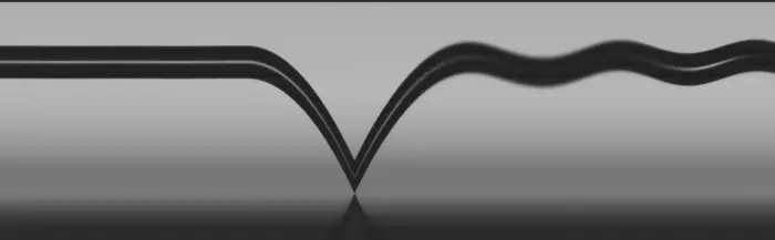 Trace of a bouncing particle