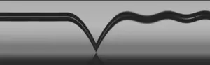 Trace of a bouncing particle