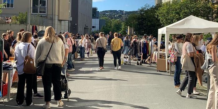 Residents at the festival