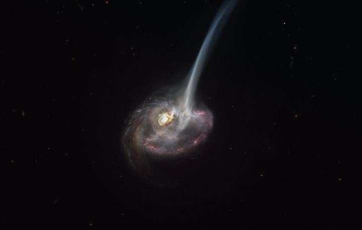 Artist's representation of the ID2299 galaxy