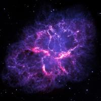 The Crab Nebulam seen by the Hubble Space Telescope