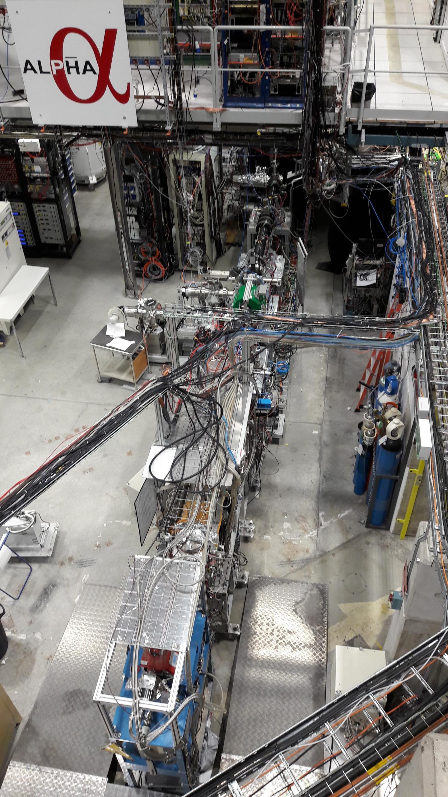 A Positron Beam Line -- used by Swansea University Researchers at CERN