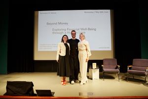 Beyond-Money_Valerie_Maltseva-26: Auhors of the study: Adele Atkinson, Rauno Pello, Leonore Riitsalu. Foto by Valerie Maltseve, ERSTE Foundation