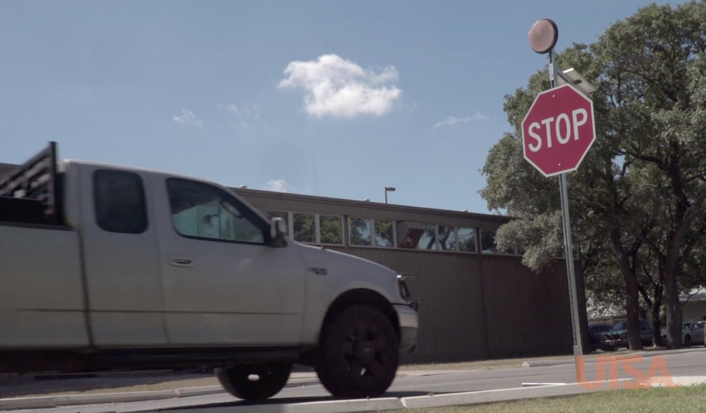 UTSA Smart Stop Sign