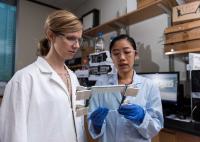 Martha Grover and Christine He at Georgia Tech