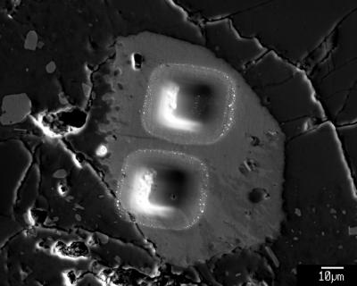 Water-Containing Apatite Grain