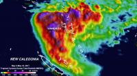 IMERG map of Donna's Rainfall