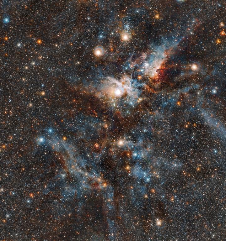 The Carina Nebula in Infrared Light