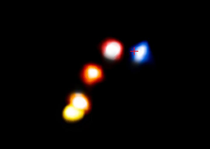 The Dusty Cloud G2 Passes the Supermassive Black Hole at the Center of the Milky Way