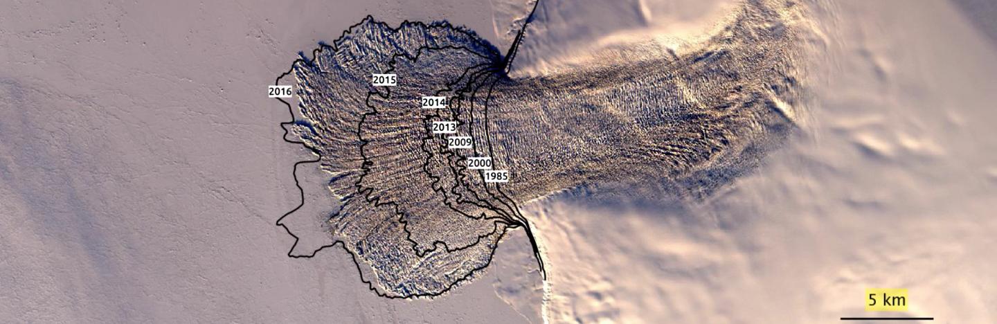Vavilov Ice Cap in 2015
