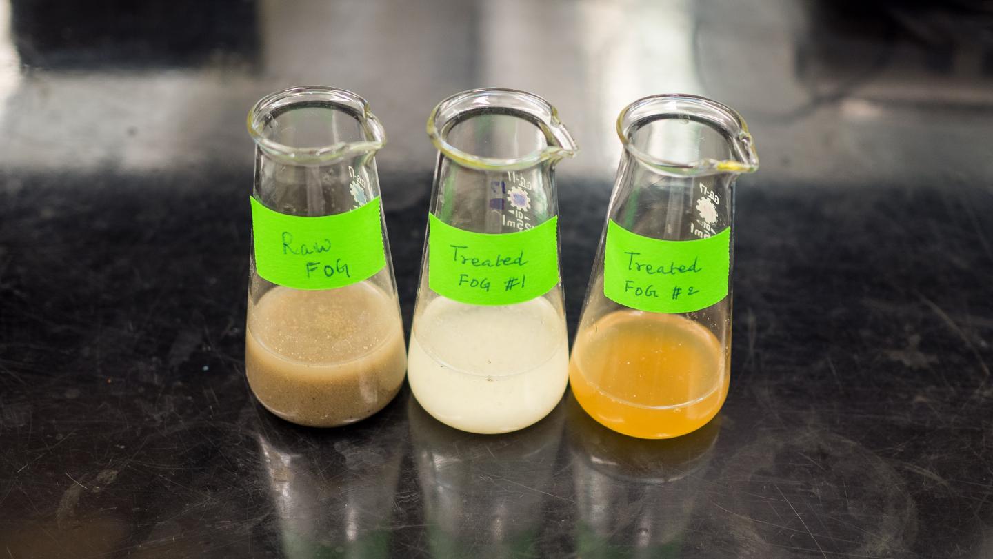 Treating Cooking Oil and Grease