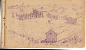 Ivan Khripunov’s family house drawn from memory