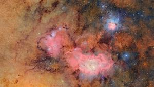 Triffid_Lagoon_Nebulae_RubinObservatoryFirstLook