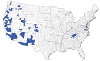 Walnut Twig Beetle Distribution