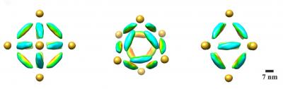Visualization of DNA Octahedrons with Particles
