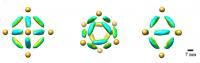 Visualization of DNA Octahedrons with Particles
