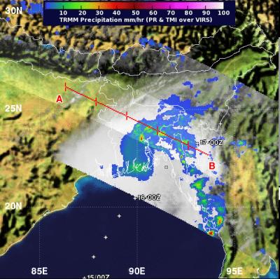 TRMM Sees Mahasen