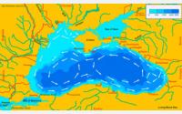 Graphic Showing Sediments Beneath the Black Sea