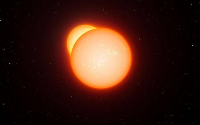 Binary Star Illustration