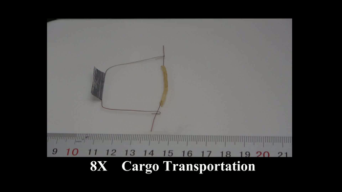 Soft robot carries cart