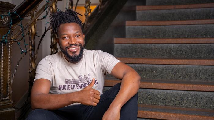 Texas A&M University Ph.D. student Zavier Ndum Ndum