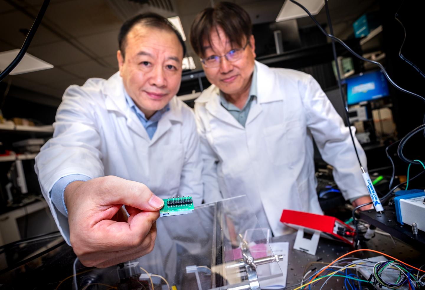 Quantum Communications at the Tip of Your Fingers