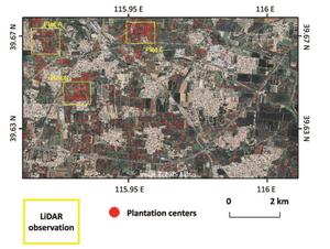 RGB imagery of the study area.