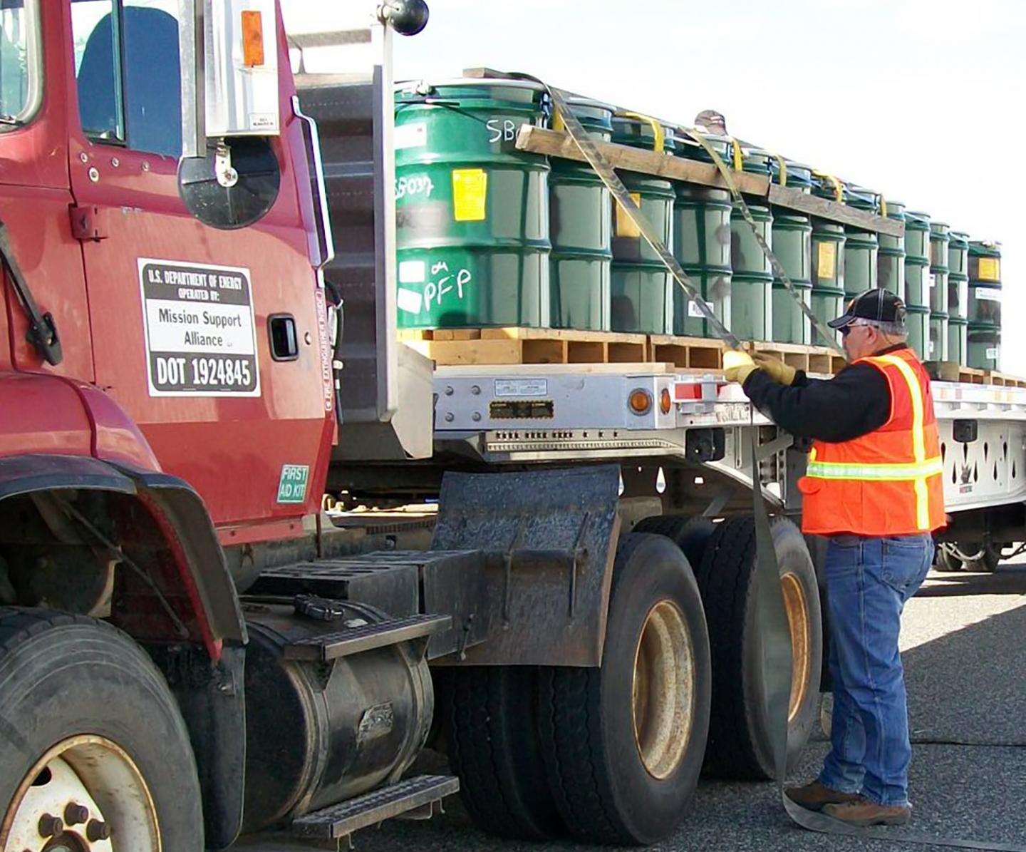 Securing A Shipment Of Mixed, Low-Level Waste From Hanford For Treatment And Disposal.
