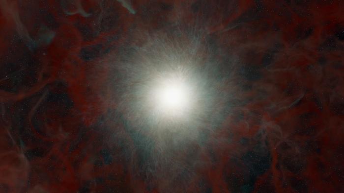 Close-Up Illustration of Black Hole