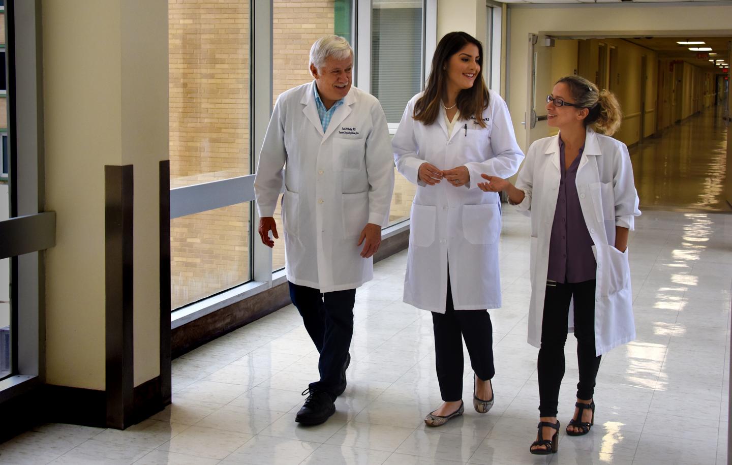 Drs. Keith O'Malley, Patricia Martinez Quinones and Camilla Ferreira Wenceslau