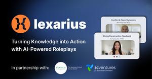 News Release: INSEAD and SC Ventures launch Lexarius – an AI-powered conversational platform, reimagining learning & development