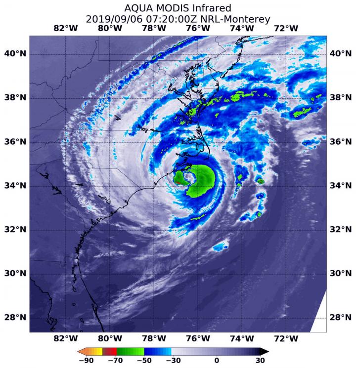 Aqua MODIS Image of Dorian