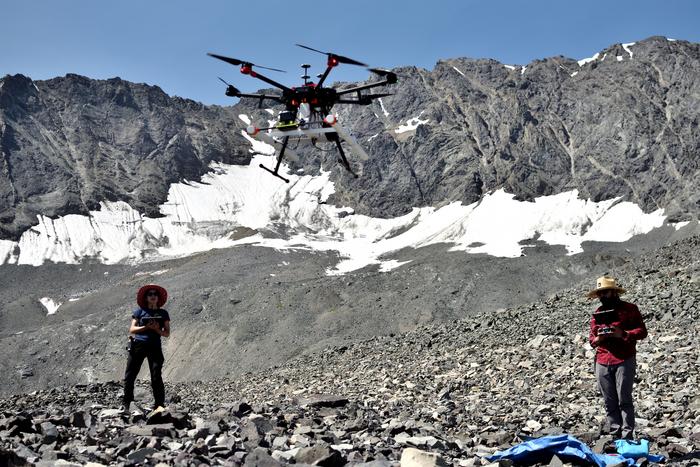 Drone with ground-penetrating radar