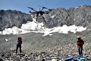 Drone with ground-penetrating radar