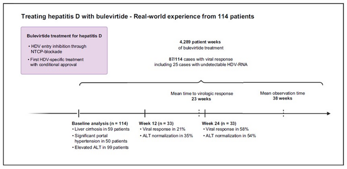 Treating hepatitis D with bulevirtide (BLV)